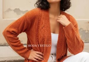 Saco Liso Chenille, sin Botones
