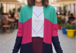 Saco Tricot Multicolor