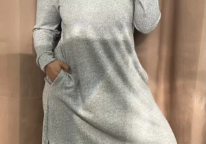 Vestido en Lanilla Largo